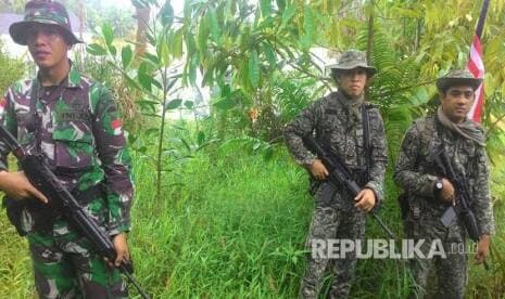 TNI Marah ke Perusahaan Sawit Malaysia yang Rusak Patok Perbatasan