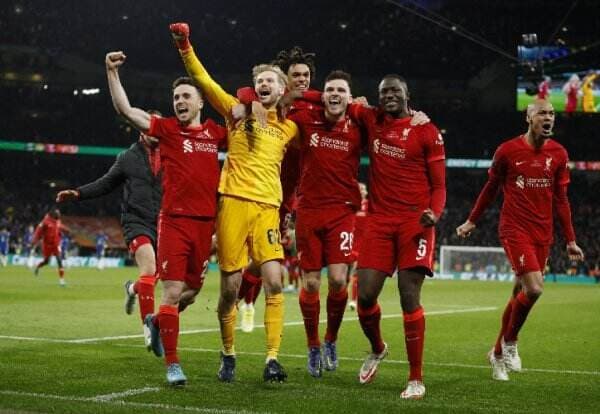 Final Piala Liga Inggris: Tendangan Kepa ke Langit, Liverpool Juara usai Menang Penalti 11-10
