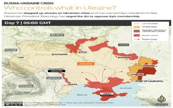 Sepekan Perang Rusia-Ukraina, Ini 12 Peristiwa Penting yang Terjadi