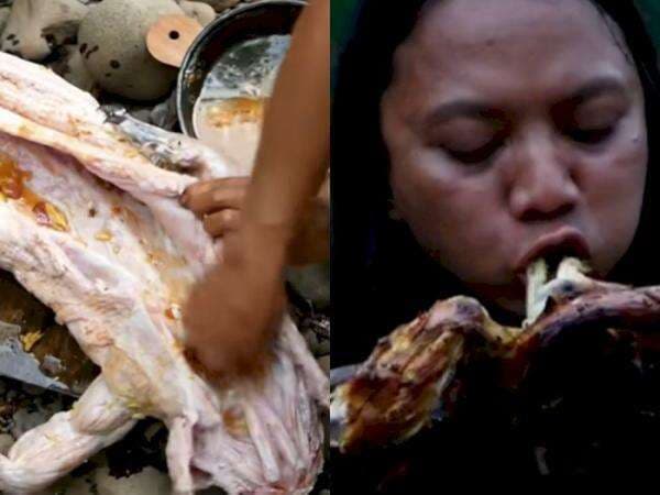 Tak Cuma 'Raja Jin', Dede Inoen Makan Biawak Dipanggang Guling bareng Panji Petualang Tak Cuma 'Raja Jin', Dede Inoen Makan Biawak Dipanggang Guling bareng Panji Petualang