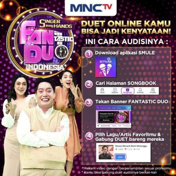 Duet Bareng Danang! Yuk Ikuti Audisinya di Fantastic Duo MNCTV Duet Bareng Danang! Yuk Ikuti Audisinya di Fantastic Duo MNCTV