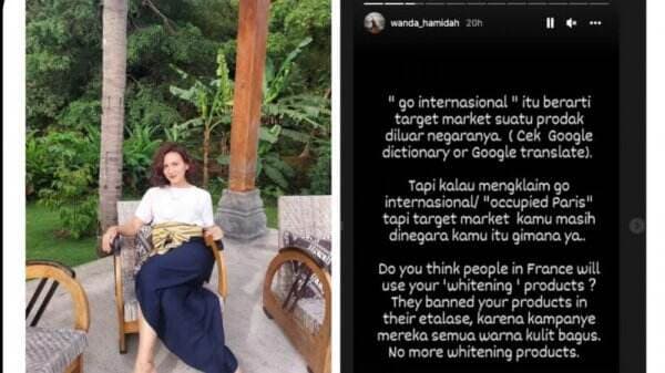Kembali Viral! Wanda Hamidah Sindir Produk Pemutih Kulit Indonesia Launcing di Paris