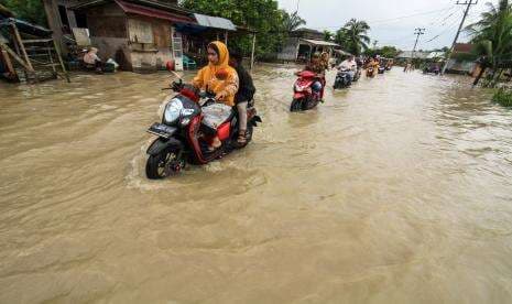 Banjir Rendam Dua Kecamatan di Aceh Utara