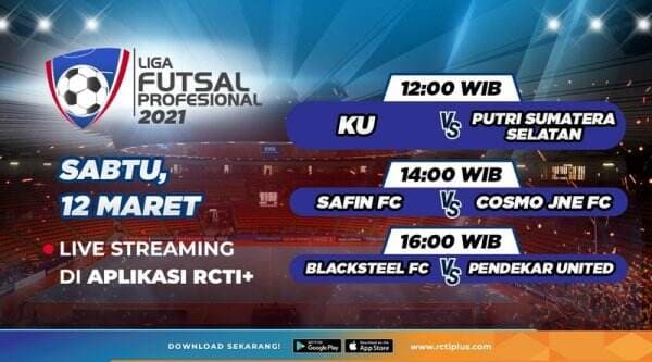 Link Live Streaming Liga Futsal Profesional Hari Ini: Big Match! Black Steel Vs Pendekar United