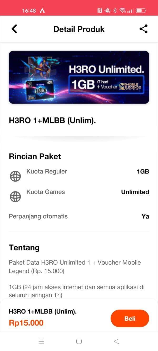 Paket Tri MLBB untuk Gamer, dapet Kuota dan Voucher Mobile Legends Paket Tri MLBB untuk Gamer, dapet Kuota dan Voucher Mobile Legends