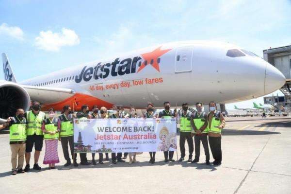Jetstar Airways Siap Layani Rute Penerbangan Melbourne, Tiba Perdana di Bandara Ngurah Rai Bali Jetstar Airways Siap Layani Rute Penerbangan Melbourne, Tiba Perdana di Bandara Ngurah Rai Bali