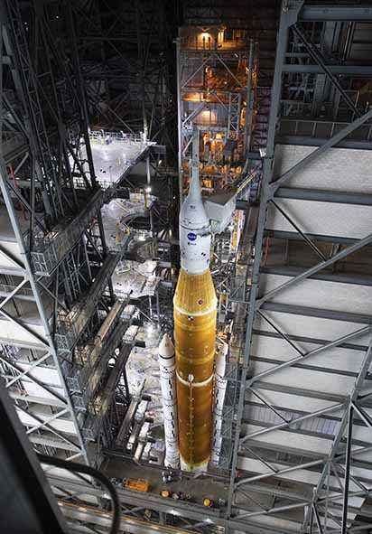 NASA Siap Luncuran  Roket Besar SLS-Orion
