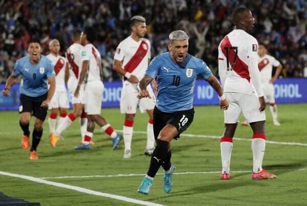Hasil Timnas Uruguay vs Peru di Kualifikasi Piala Dunia 2022: Menang 1-0, Luis Suarez Dkk Lolos ke Piala Dunia!