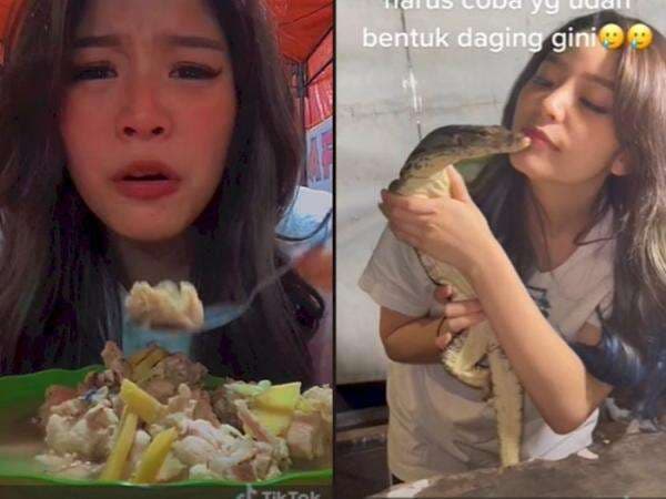 Gadis Cantik Ini Makan Sup Biawak dan Biawak Goreng, Ngaku Tak Tega Lihat Biawak Dimasak Gadis Cantik Ini Makan Sup Biawak dan Biawak Goreng, Ngaku Tak Tega Lihat Biawak Dimasak