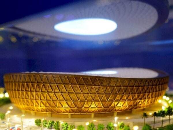 FOTO: Megahnya Stadion Lusail Qatar, Venue Piala Dunia 2022
