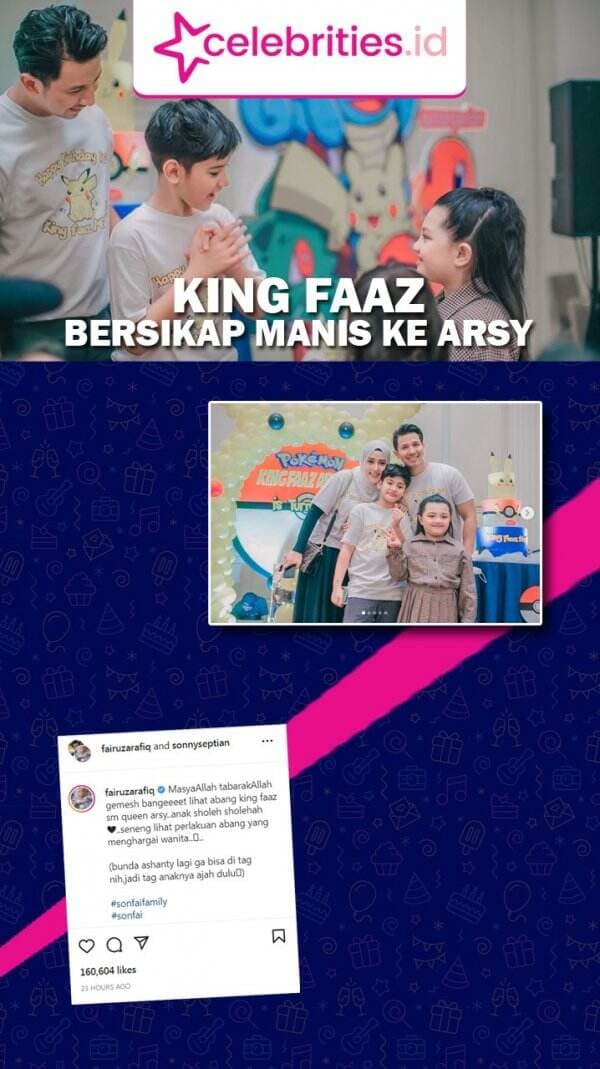 Infografis King Faaz Bersikap Manis ke Arsy di Acara Ulang Tahun, Begini Reaksi Ashanty dan Fairuz A Rafiq