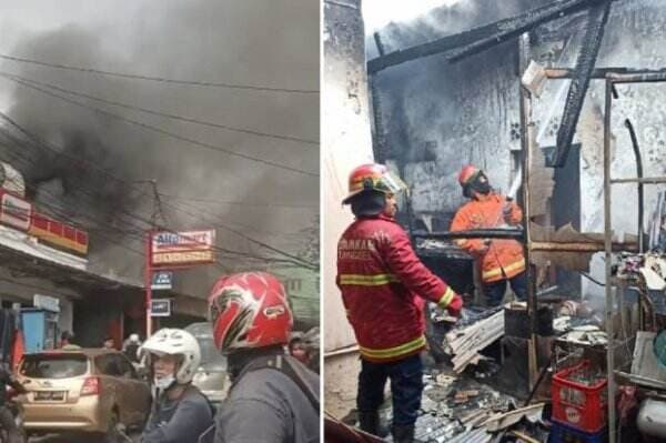 Kabakaran Hanguskan Warung Bakso di Bintaro