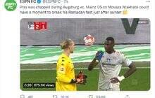 VIDEO: Pertandingan Bundesliga Dihentikan untuk Memberi Kesempatan Pemain Muslim Berbuka Puasa VIDEO: Pertandingan Bundesliga Dihentikan untuk Memberi Kesempatan Pemain Muslim Berbuka Puasa