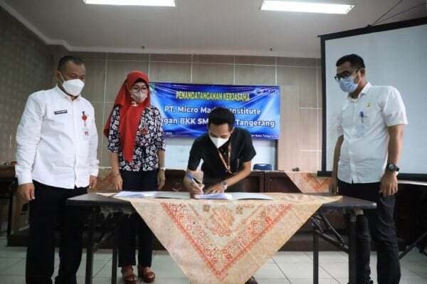 Puluhan SMK di Kota Tangerang Teken MoU dengan PT PNM; Setelah Lulus Bebas Melamar