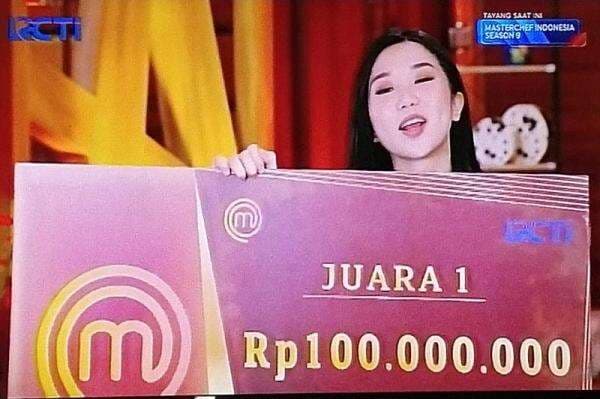Cheryl Juara MasterChef Indonesia Season 9, Berhak Bawa Pulang Hadiah Uang Rp100 Juta Cheryl Juara MasterChef Indonesia Season 9, Berhak Bawa Pulang Hadiah Uang Rp100 Juta