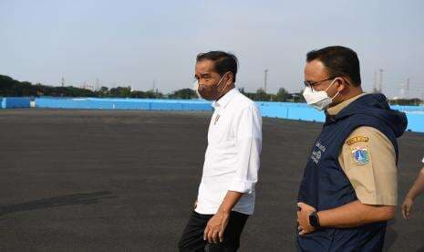 Jokowi Tinjau Sirkuit Formula E Didampingi Anies, Ini Respons PSI