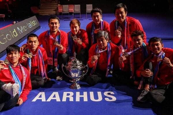 Komentator BWF: Ganda Putra Indonesia Mengerikan di Piala Thomas