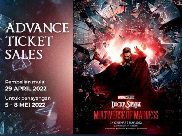 Dear Fans MCU Indonesia, Presale Tiket 'Doctor Strange 2' Sudah Bisa Dipesan Hari Ini! Dear Fans MCU Indonesia, Presale Tiket 'Doctor Strange 2' Sudah Bisa Dipesan Hari Ini!