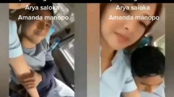 Berdurasi 10 Detik, Video Arya Saloka Ciumi Lengan Amanda Manopo di Mobil Bikin Heboh