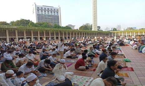 Wapres Ma`ruf Amin Laksanakan Sholat Idul Fitri di Masjid Istiqlal