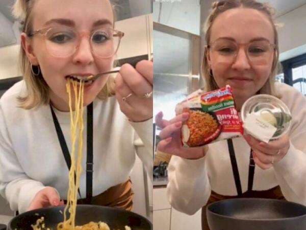 Gokil! Bule Cantik Ini Rajin Bawa Indomie Goreng untuk Bekal Makan di Kantor Gokil! Bule Cantik Ini Rajin Bawa Indomie Goreng untuk Bekal Makan di Kantor