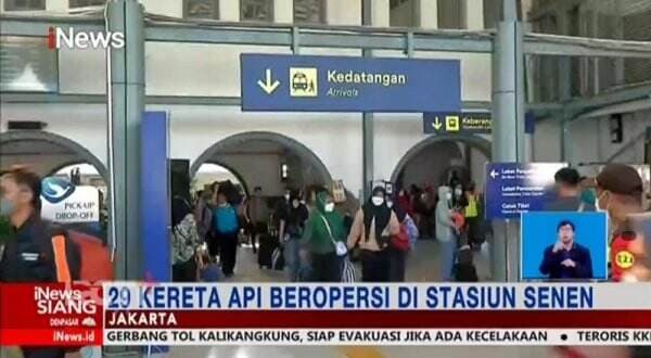 H+3 Lebaran, 14 Ribu Pemudik Kembali ke Jakarta Lewat Stasiun Pasar Senen