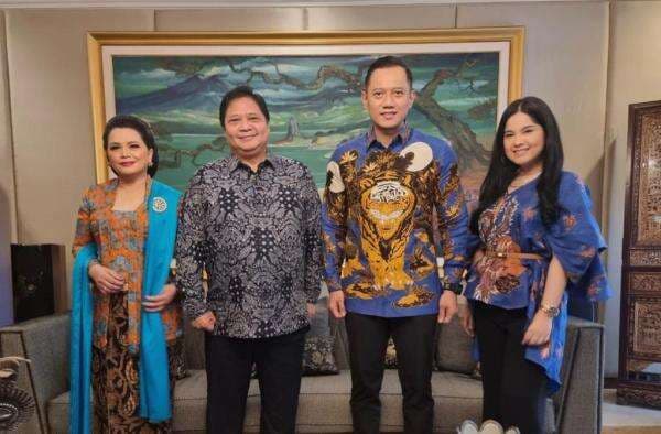 Ketua Umum Partai Demokrat Agus Harimurti Yudhoyono Sowan ke Airlangga Ketua Umum Partai Demokrat Agus Harimurti Yudhoyono Sowan ke Airlangga