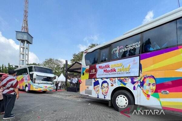 Mudik Gratis, 46 Bus Berangkat dari Terminal Giwangan Yogyakarta