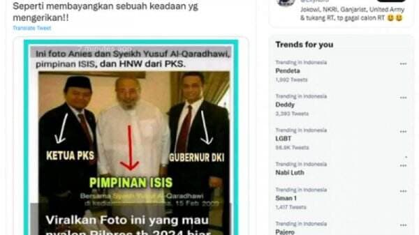 Disebut Foto dengan Pimpinan ISIS, Anies Baswedan Ternyata Bersama Ulama Ahli Tafsir Dunia