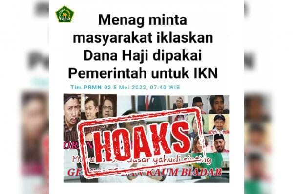 Viral Menag Bilang Dana Haji Dipakai untuk Bangun IKN, Kemenag: Hoaks!