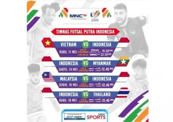 Timnas Futsal Indonesia Berjuang di SEA Games, Hary Tanoe: Ayo Harumkan Nama Indonesia!