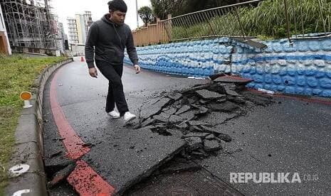 Gempa Bumi Magnitudo 6,3 Guncang Lepas Pantai Taiwan