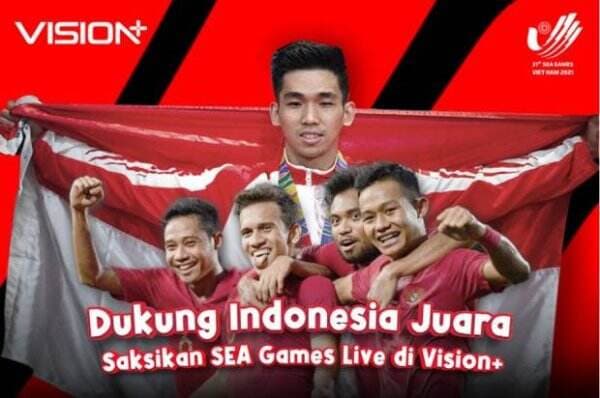 Dukung Indonesia di SEA Games Vietnam, Simak Jadwal dan Saksikan Pertandingannya Live di Vision!