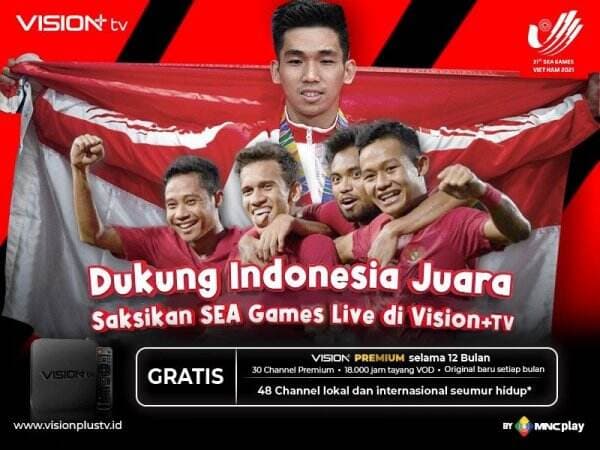 Dukung Perwakilan Indonesia di SEA Games Vietnam, Simak Jadwalnya dan Saksikan Pertandingannya secara Live di Vision+ TV!