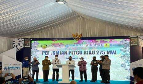 PLTGU Riau Kapasitas 275 MW Resmi Beroperasi