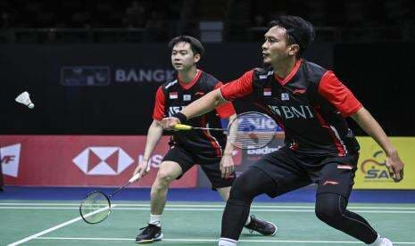 Ahsan/Kevin Perbesar Kemenangan Indonesia Atas Cina Jadi 2-0
