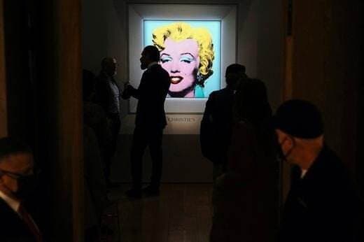 Potret Marilyn Monroe Karya Warhol Laku Rp 2,8 T di Manhattan