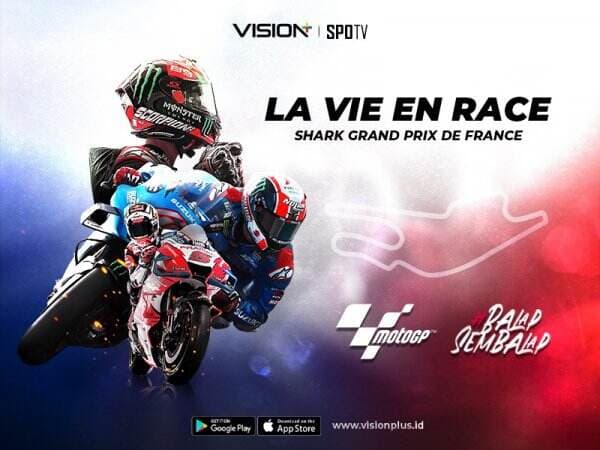 Jadwal Balapan MotoGP Prancis 2022, Saksikan Live di Vision+!