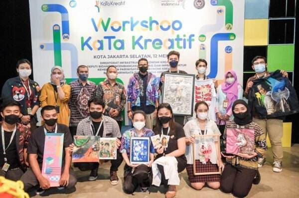 <i>Workshop</i> Kota Kreatif, Menparekraf Dukung Pemkot Jaksel Konversi Ruang Publik Jadi Etalase Ekraf Seni Rupa