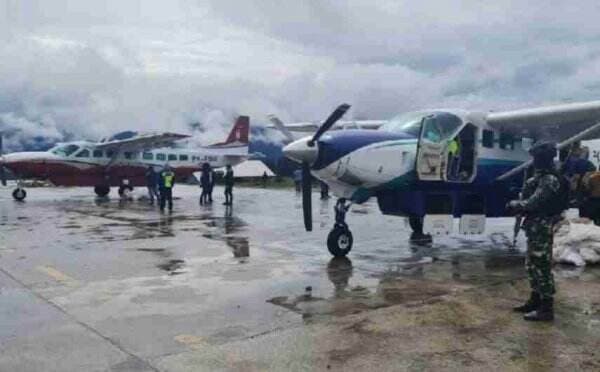 Pesawat Asian Ones Ditembaki KKB saat Hendak Mendarat di Bandara Aminggaru Ilaga