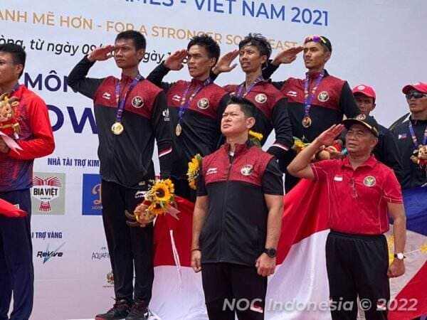 Meski Raih Medali Emas di SEA Games 2021, Tim Rowing Indonesia Akui Kesulitan Hadapi Vietnam