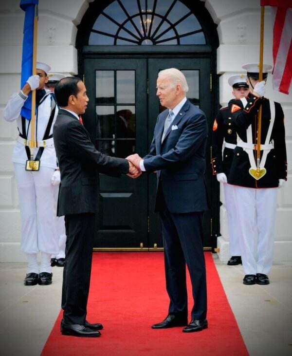 Presiden Jokowi Hadiri Jamuan Santap Malam Joe Biden