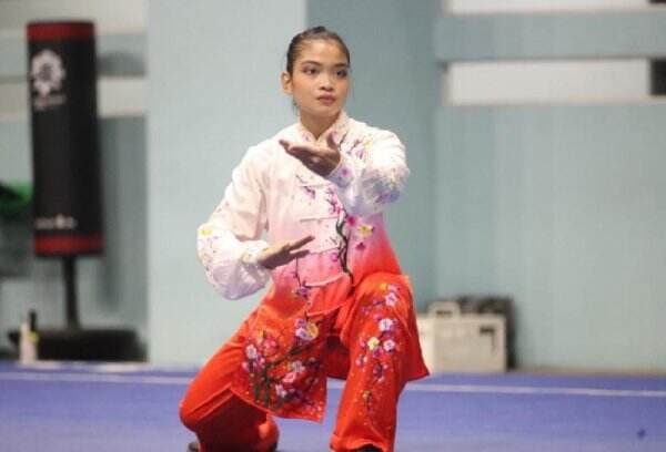 Alisya Mellynar Sumbang Emas untuk Indonesia pada Cabor Wushu di SEA Games 2021
