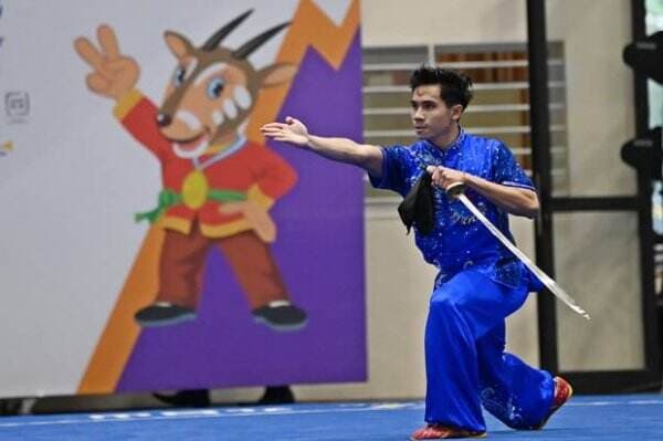 Terima Kasih! Seraf Naro Sumbang Emas untuk Indonesia dari Cabang Wushu SEA Games 2021