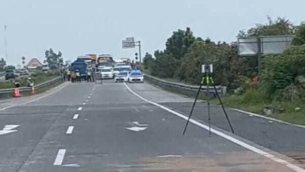 Olah TKP Kecelakaan Maut Bus Pariwisata di Tol Sumo, Ditlantas Polda Jatim Datangkan Traffic Analys Accident