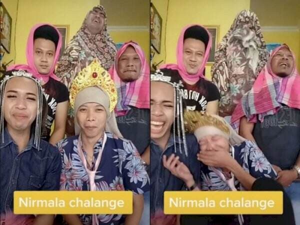 Kocak, 5 Pria yang Parodikan Lakukan &#039;Nirmala Challenge&#039; Bikin Warganet Ketawa Bengek!