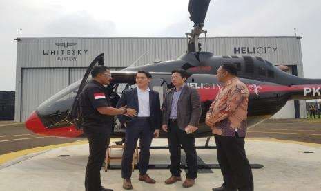 Textron Bell Helicopter Kunjungi Whitesky Aviation Helicity Indonesia