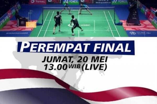 Live di iNews, Saksikan Perjuangan 4 Wakil Indonesia di Perempat Final Thailand Open 2022