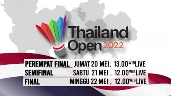 Hari ini! Fajar/Rian Siap Berlaga di Semifinal Thailand Open 2022, LIVE di iNews