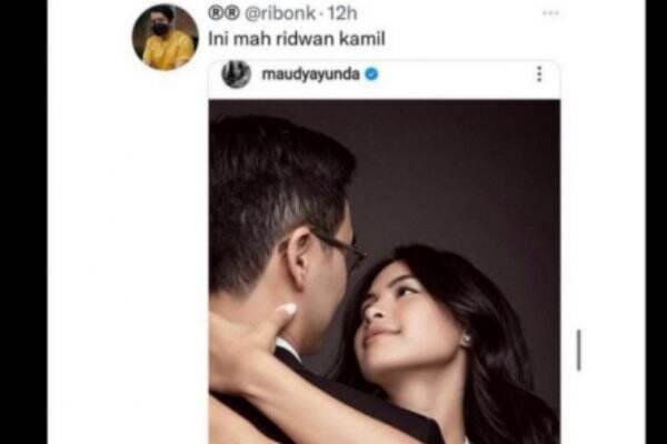 Reaksi Ridwan Kamil Dikaitkan Netizen dengan Maudy Ayunda